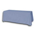 6' Blank Solid Color Polyester Table Throw - Slate
